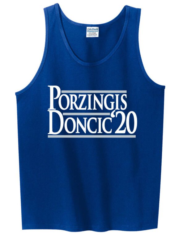 Kristaps-Porzingis-Luka-Doncic-Dallas-Mavericks-2020-Unisex-Tank-Top Kristaps Porzingis Luka Doncic Dallas Mavericks "2020" Unisex Tank Top