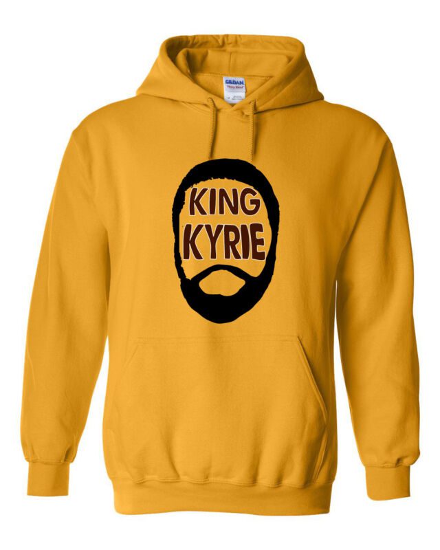 Kyrie-Irving-Cleveland-Cavaliers-King-Kyrie-Pic-Hooded-Sweatshirt-Unisex-Hoodie Kyrie Irving Cleveland Cavaliers "King Kyrie Pic" Hooded Sweatshirt Unisex Hoodie