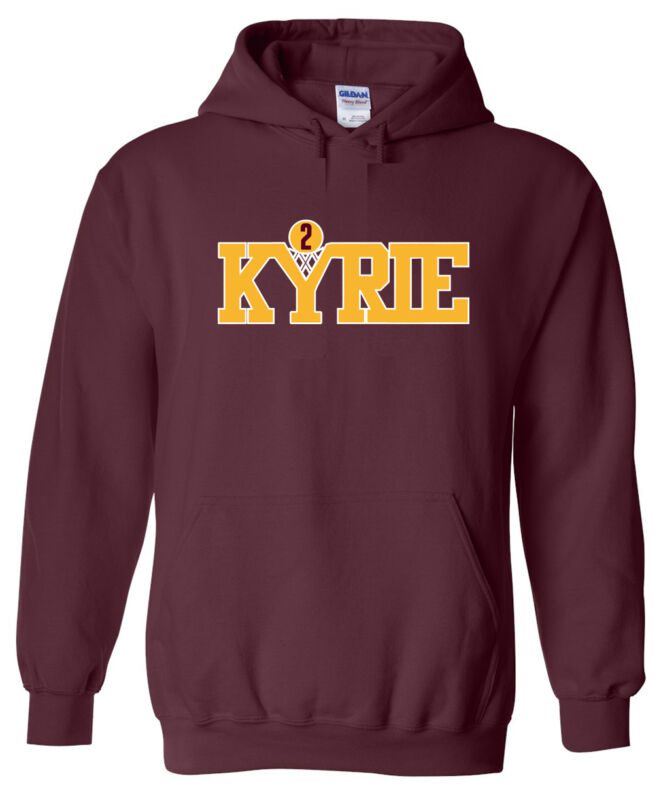 Kyrie-Irving-Cleveland-Cavaliers-Old-School-Logo-Hooded-Sweatshirt-Hoodie Kyrie Irving Cleveland Cavaliers "Old School Logo" Hooded Sweatshirt Hoodie