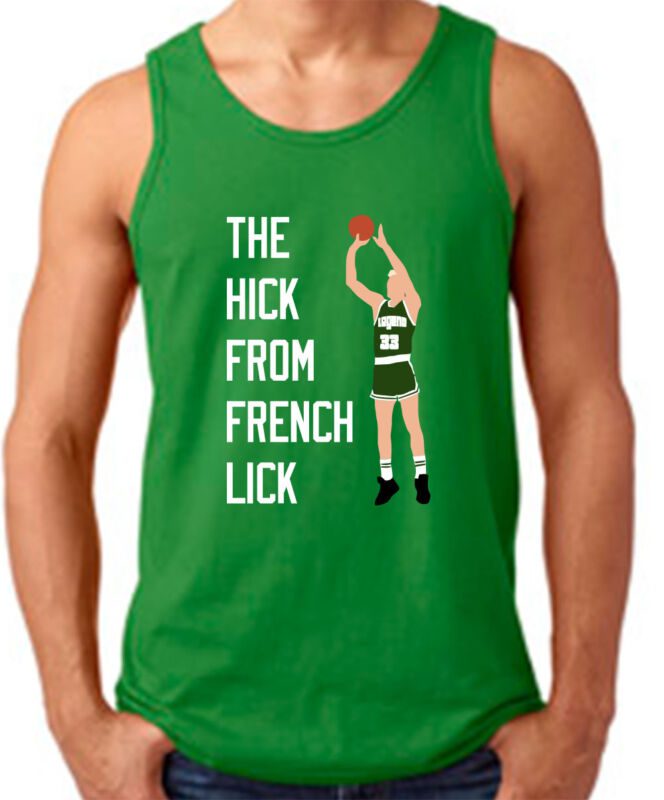 Larry-Bird-Boston-Celtics-Hick-From-French-Lick-Unisex-Tank-Top Larry Bird Boston Celtics "Hick From French Lick" Unisex Tank Top