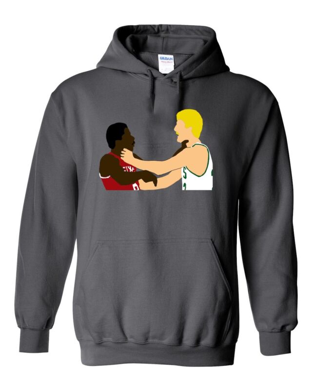 Larry-Bird-Boston-Celtics-Julius-Irving-Dr-J-76Ers-Hoodie-Hooded-Sweatshirt Larry Bird Boston Celtics Julius Irving Dr J 76Ers Hoodie Hooded Sweatshirt