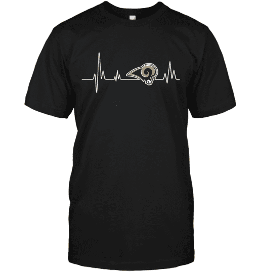 Los-Angeles-Rams-Heartbeat-Unisex-T-Shirt-Kid-T-Shirt-LTS3237 Los Angeles Rams Heartbeat Unisex T-Shirt Kid T-Shirt LTS3237