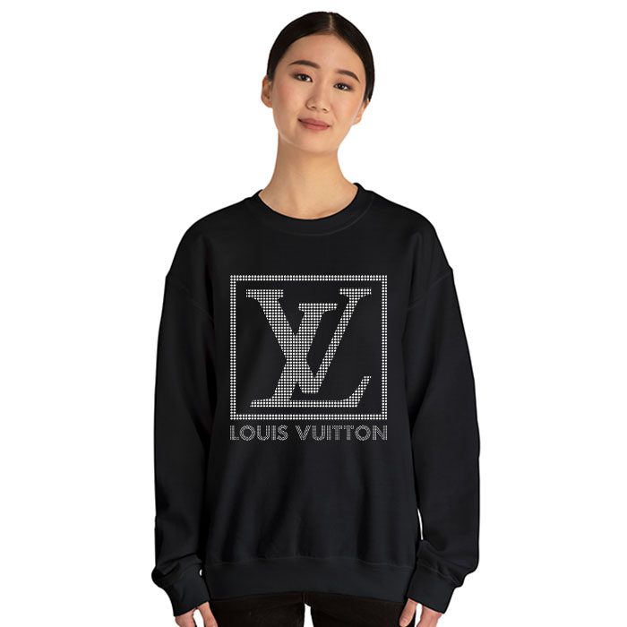 Louis-Vuitton-Logo-Luxury-Diamonds-Crewneck-Sweatshirt-CSTB1131-4
