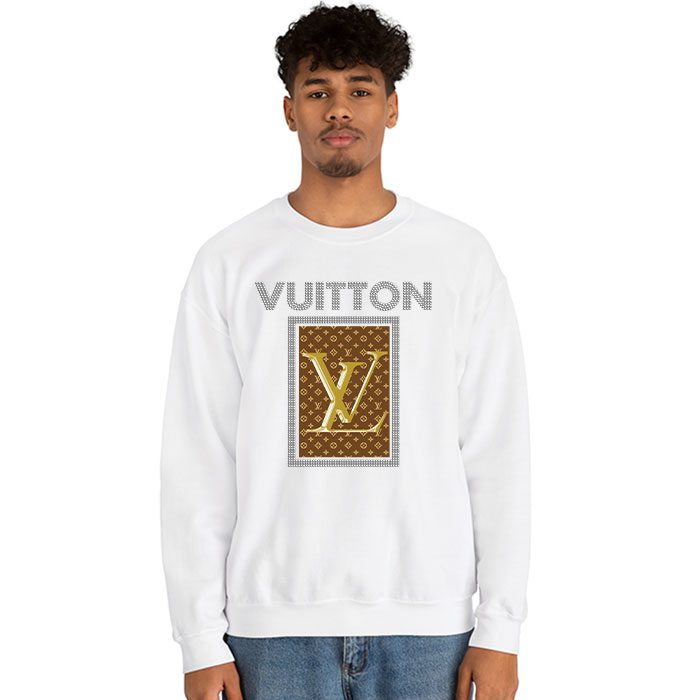Louis-Vuitton-Logo-Luxury-Diamonds-Crewneck-Sweatshirt-CSTB1132-2