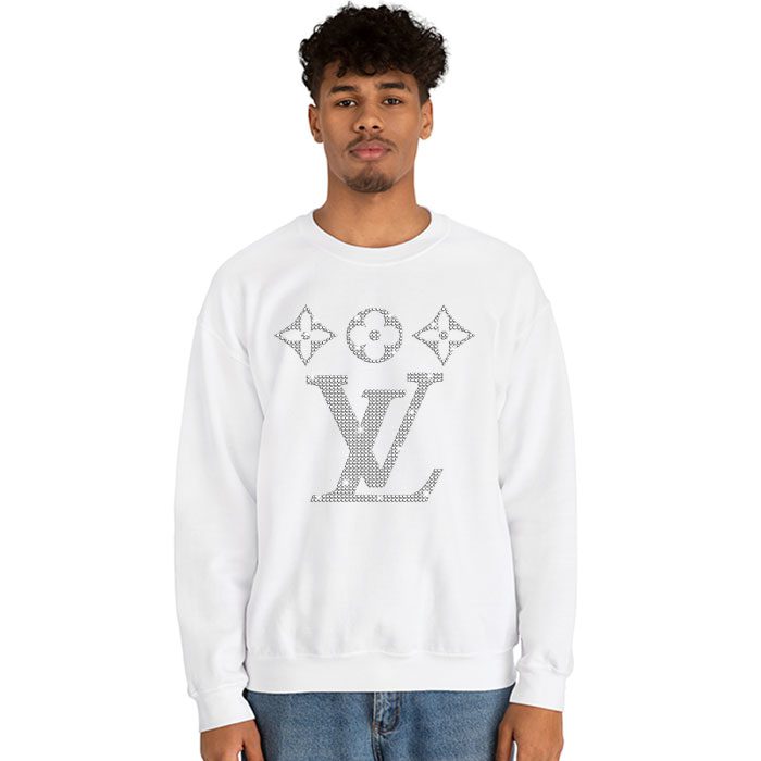 Louis-Vuitton-Logo-Luxury-Diamonds-Crewneck-Sweatshirt-CSTB1135-2