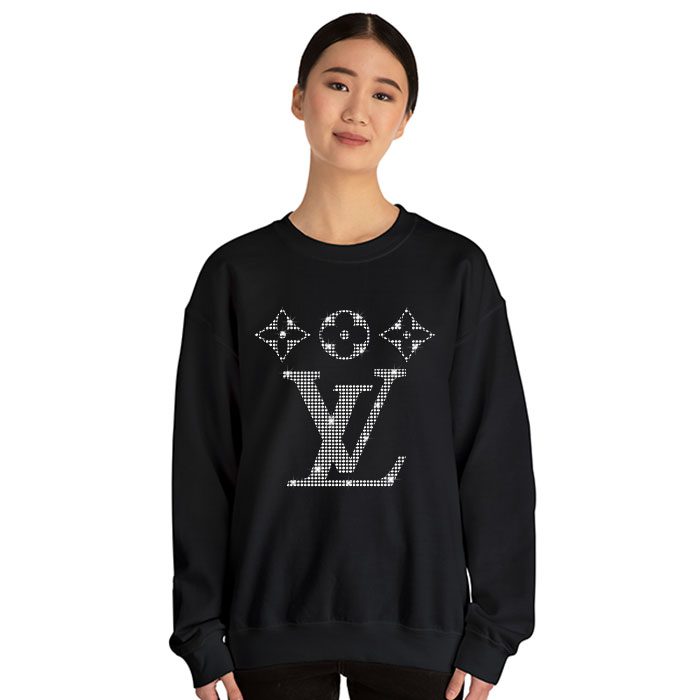 Louis-Vuitton-Logo-Luxury-Diamonds-Crewneck-Sweatshirt-CSTB1135-4