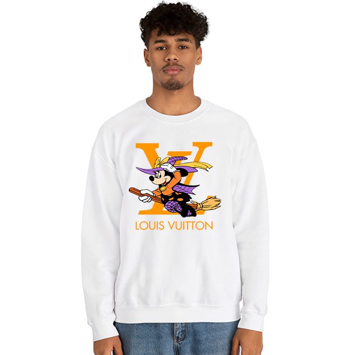 Louis-Vuitton-Logo-Luxury-Halloween-Pumpkin-Mickey-Mouse-Crewneck-Sweatshirt-CSTB1195-2