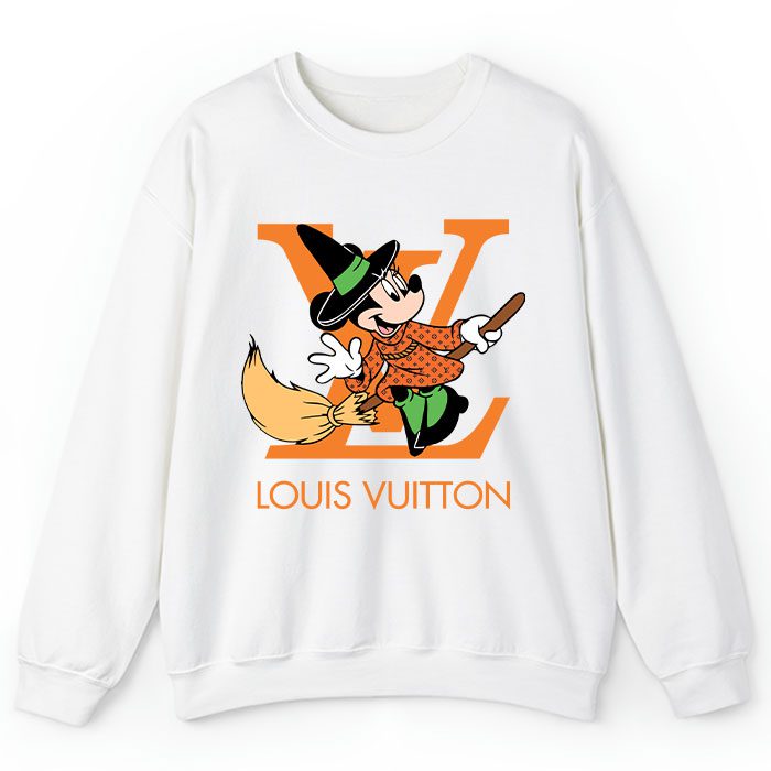 Louis-Vuitton-Logo-Luxury-Halloween-Pumpkin-Minnie-Mouse-Crewneck-Sweatshirt-CSTB1193 Louis Vuitton Logo Luxury Halloween Pumpkin Minnie Mouse Crewneck Sweatshirt CSTB1193