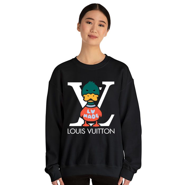 Louis-Vuitton-Logo-Luxury-Knit-Duck-Crewneck-Crewneck-Sweatshirt-CSTB1085-2