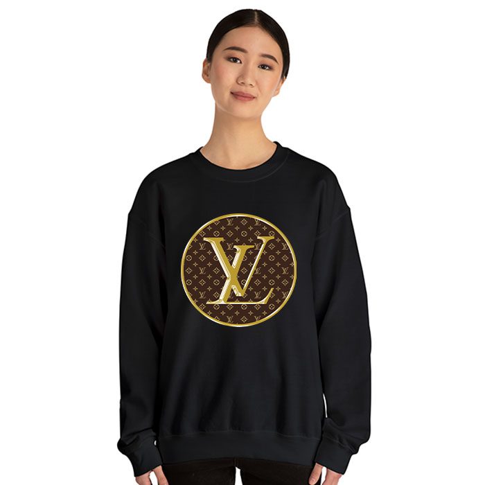 Louis-Vuitton-Logo-Luxury-Monogram-Canvas-Pattern-Crewneck-Sweatshirt-CSTB1048-4