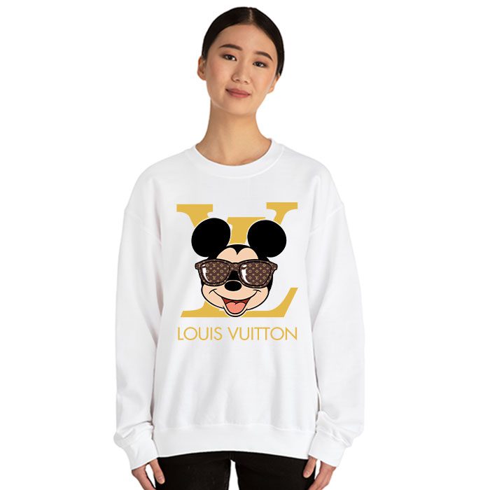 Louis-Vuitton-Logo-Luxury-Monogram-Canvas-Pattern-Mickey-Mouse-Crewneck-Sweatshirt-CSTB1074-1