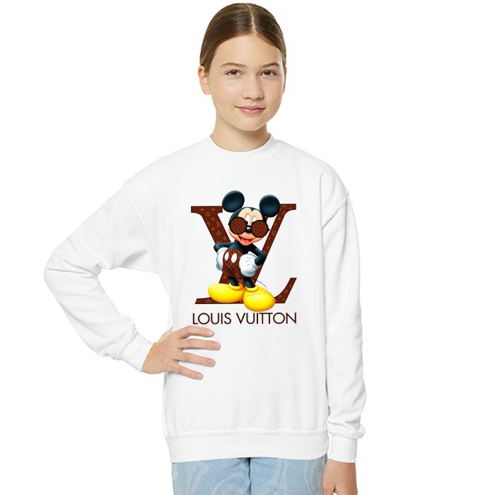 Louis-Vuitton-Logo-Luxury-Monogram-Canvas-Pattern-Mickey-Mouse-Crewneck-Sweatshirt-CSTB1118-4