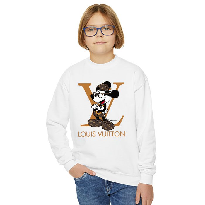 Louis-Vuitton-Logo-Luxury-Monogram-Canvas-Pattern-Mickey-Mouse-Crewneck-Sweatshirt-CSTB1138-3
