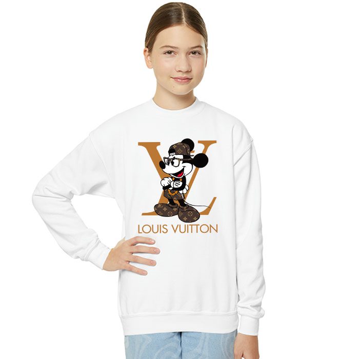 Louis-Vuitton-Logo-Luxury-Monogram-Canvas-Pattern-Mickey-Mouse-Crewneck-Sweatshirt-CSTB1138-4