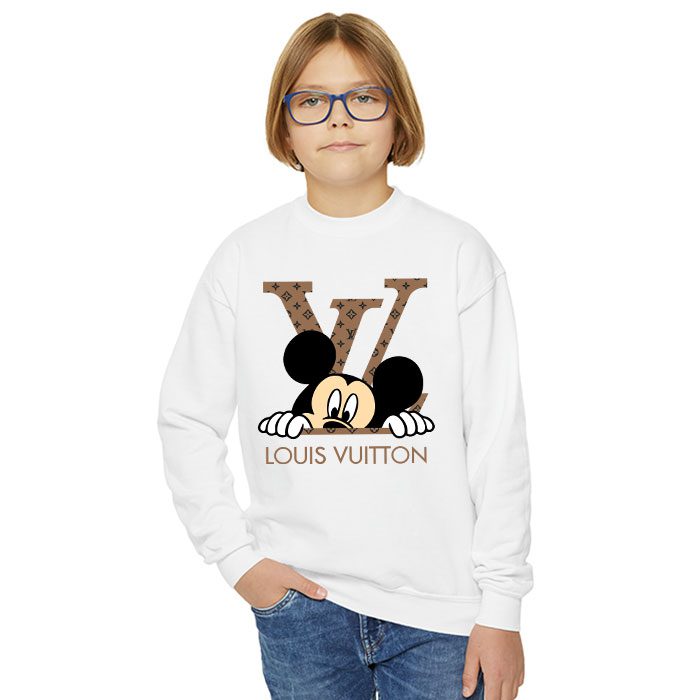 Louis-Vuitton-Logo-Luxury-Monogram-Canvas-Pattern-Mickey-Mouse-Crewneck-Sweatshirt-CSTB1173-3
