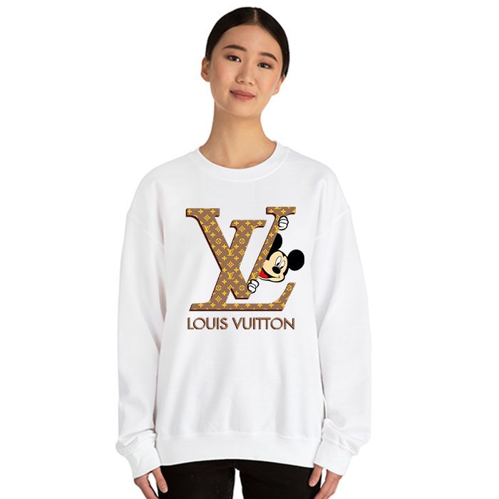 Louis-Vuitton-Logo-Luxury-Monogram-Canvas-Pattern-Mickey-Mouse-Crewneck-Sweatshirt-CSTB1178-1