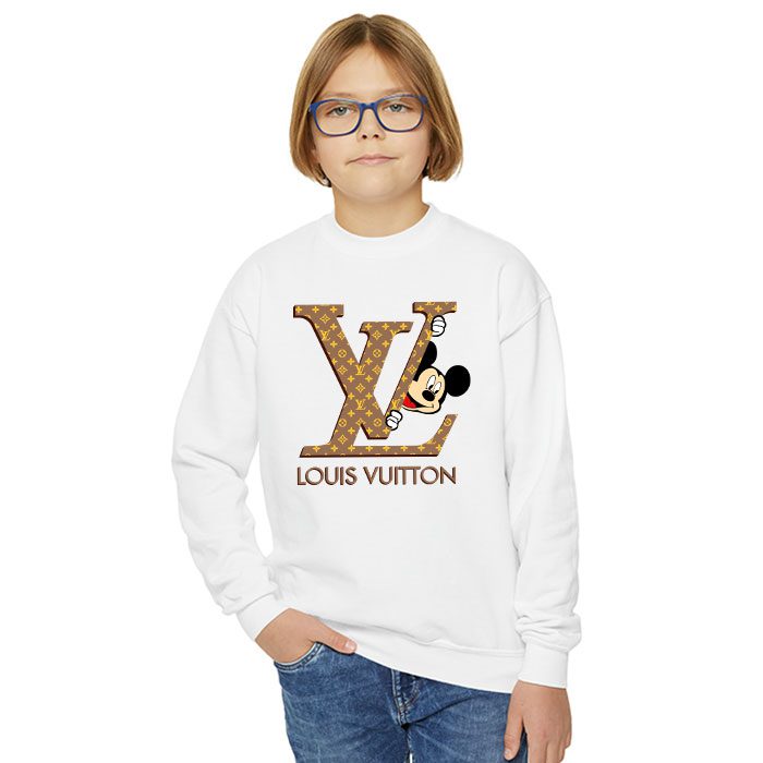 Louis-Vuitton-Logo-Luxury-Monogram-Canvas-Pattern-Mickey-Mouse-Crewneck-Sweatshirt-CSTB1178-3