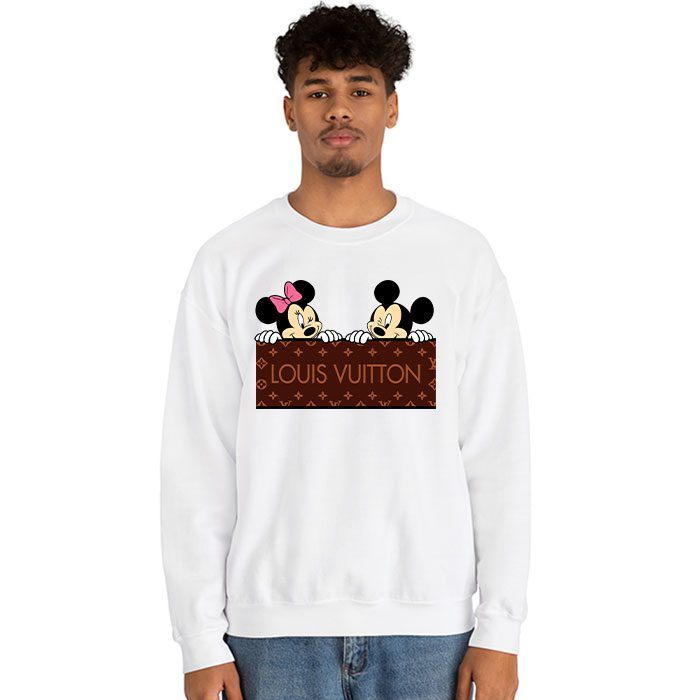 Louis-Vuitton-Logo-Luxury-Monogram-Canvas-Pattern-Minnie-Mouse-Mickey-Mouse-Crewneck-Sweatshirt-CSTB1177-2