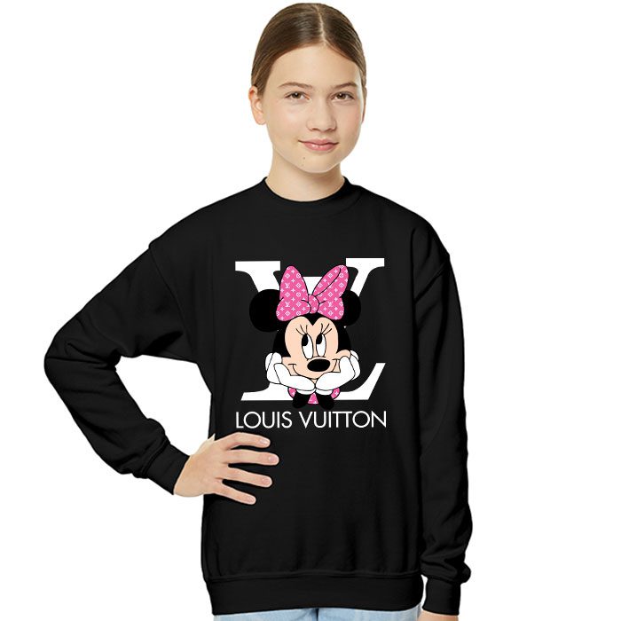 Louis-Vuitton-Logo-Luxury-Pink-And-White-Monogram-Canvas-Pattern-Minnie-Mouse-Crewneck-Sweatshirt-CSTB1096-1