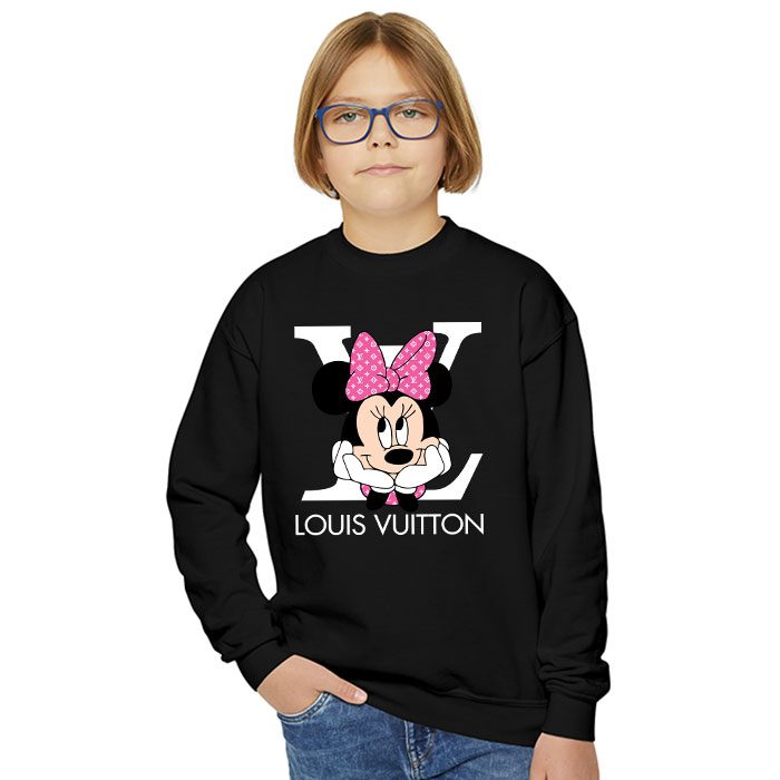 Louis-Vuitton-Logo-Luxury-Pink-And-White-Monogram-Canvas-Pattern-Minnie-Mouse-Crewneck-Sweatshirt-CSTB1096-4