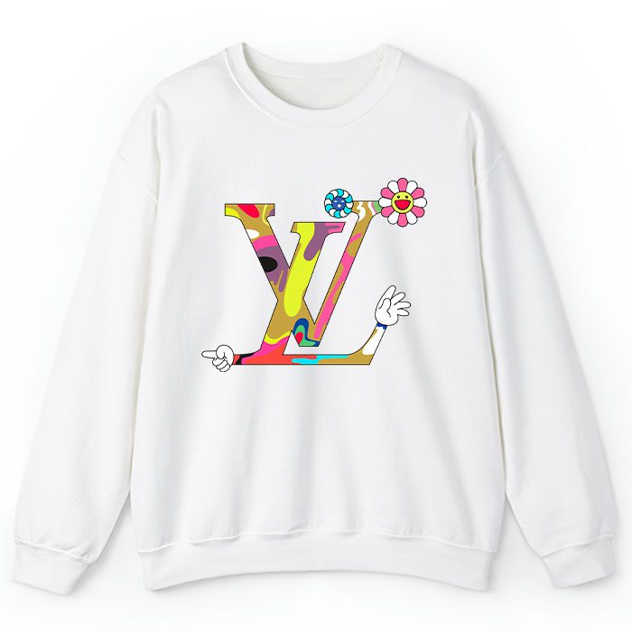Louis-Vuitton-Logo-Luxury-Takashi-Murakami-Flower-Crewneck-Sweatshirt-CSTB1041-1