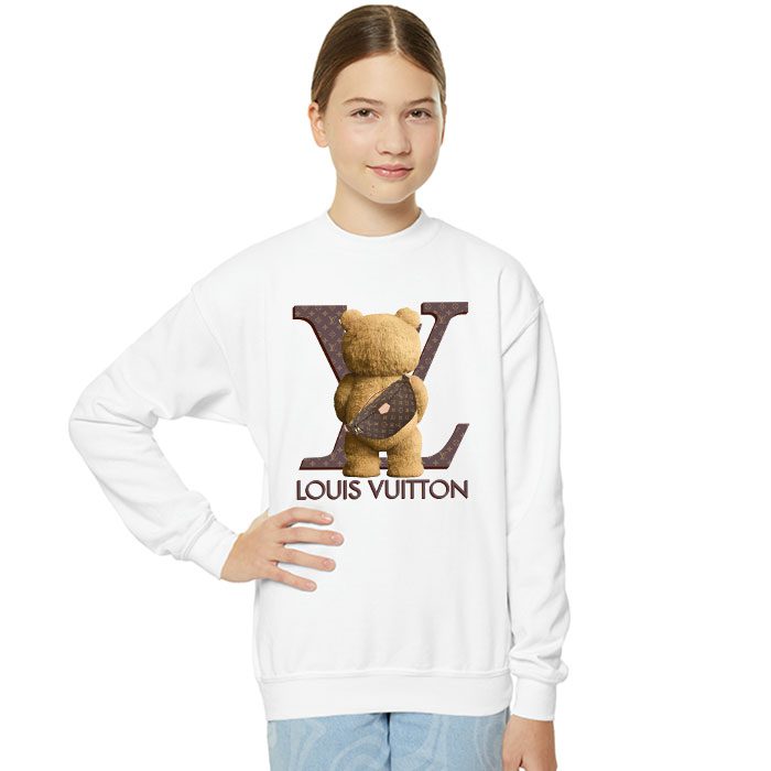 Louis-Vuitton-Logo-Luxury-Teddy-Bear-Crewneck-Sweatshirt-CSTB1025-4