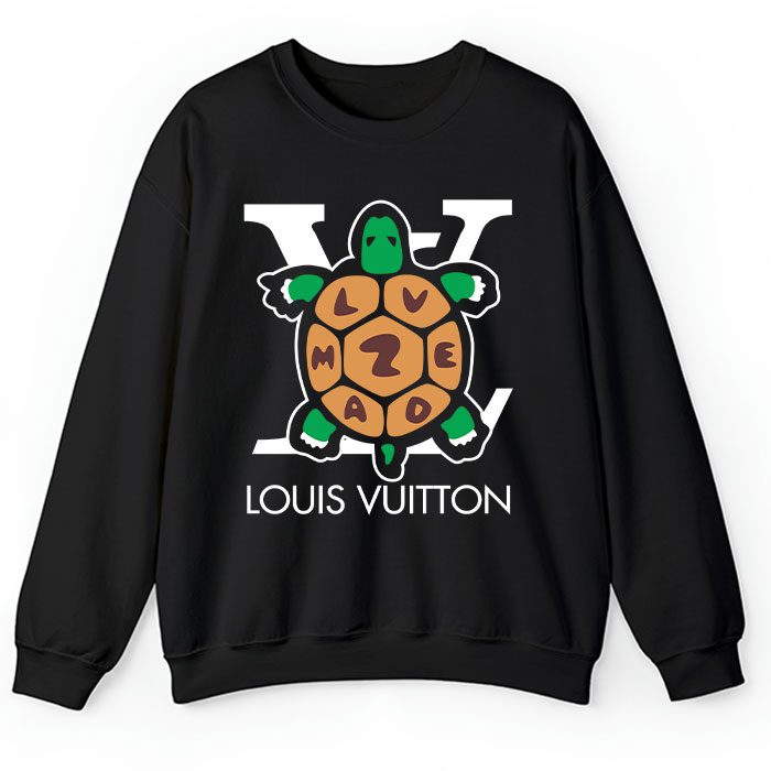 Louis-Vuitton-Logo-Luxury-Turtle-Humanmade-Crewneck-Sweatshirt-CSTB1167 Louis Vuitton Logo Luxury Turtle Humanmade Crewneck Sweatshirt CSTB1167