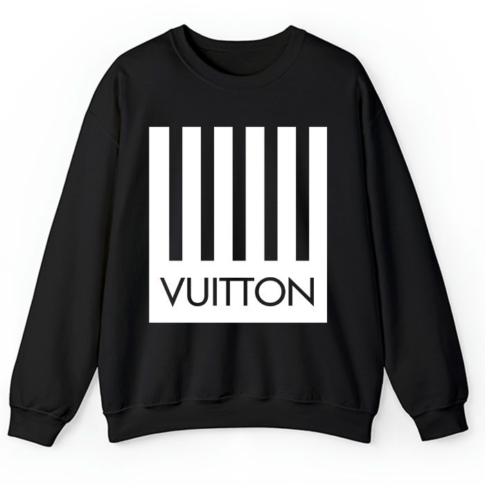 Louis-Vuitton-Logo-Luxury-With-Barcode-Logo-Crewneck-Sweatshirt-CSTB1158 Louis Vuitton Logo Luxury With Barcode Logo Crewneck Sweatshirt CSTB1158