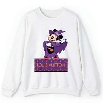 Louis Vuitton Monogram Canvas Pattern Halloween Minnie Mouse Crewneck Sweatshirt CSTB1190