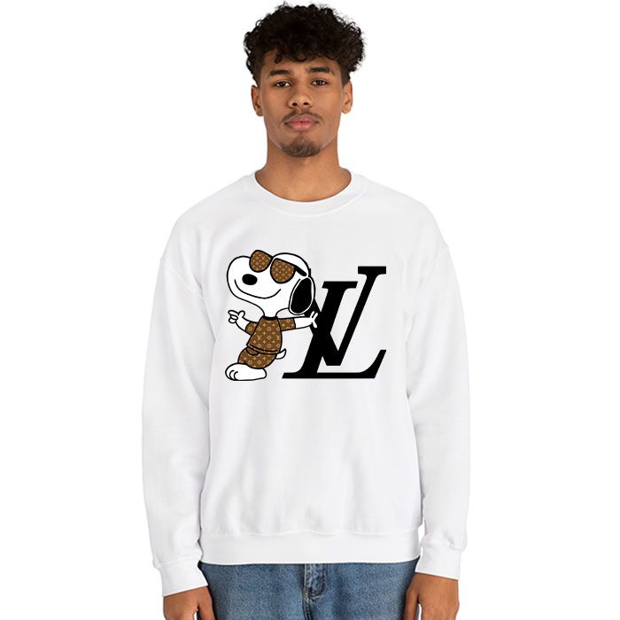 Louis-Vuitton-Monogram-Canvas-Pattern-Snoopy-Crewneck-Sweatshirt-CSTB1164-2