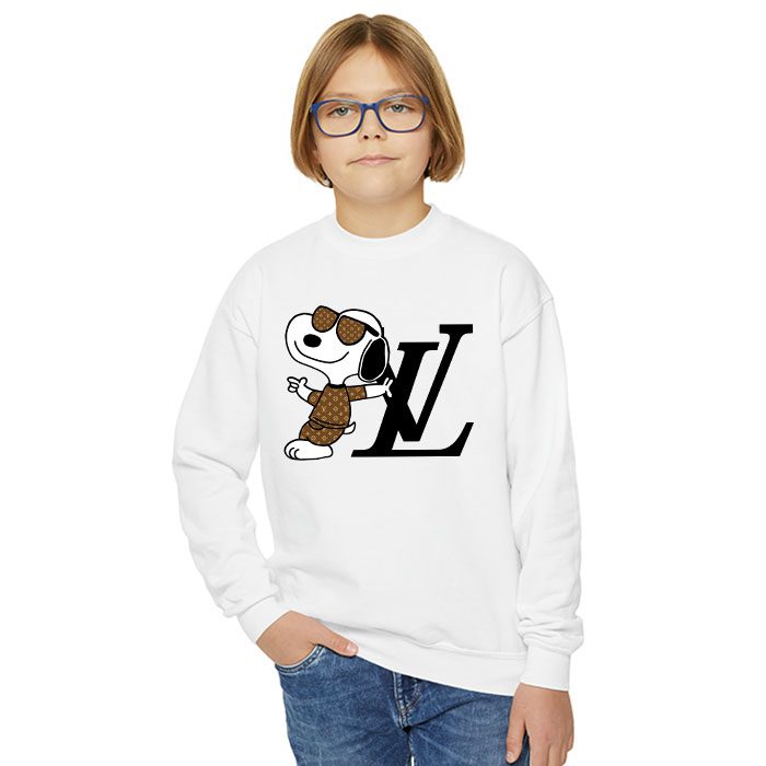 Louis-Vuitton-Monogram-Canvas-Pattern-Snoopy-Crewneck-Sweatshirt-CSTB1164-3