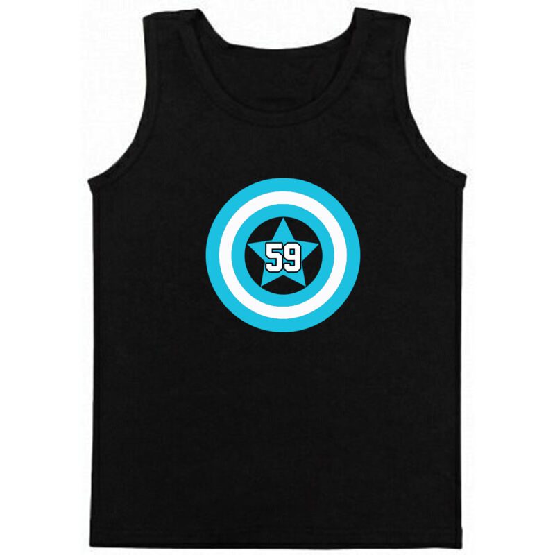 Luke-Kuechly-Carolina-Panthers-Captain-America-Unisex-Tank-Top Luke Kuechly Carolina Panthers "Captain America" Unisex Tank Top