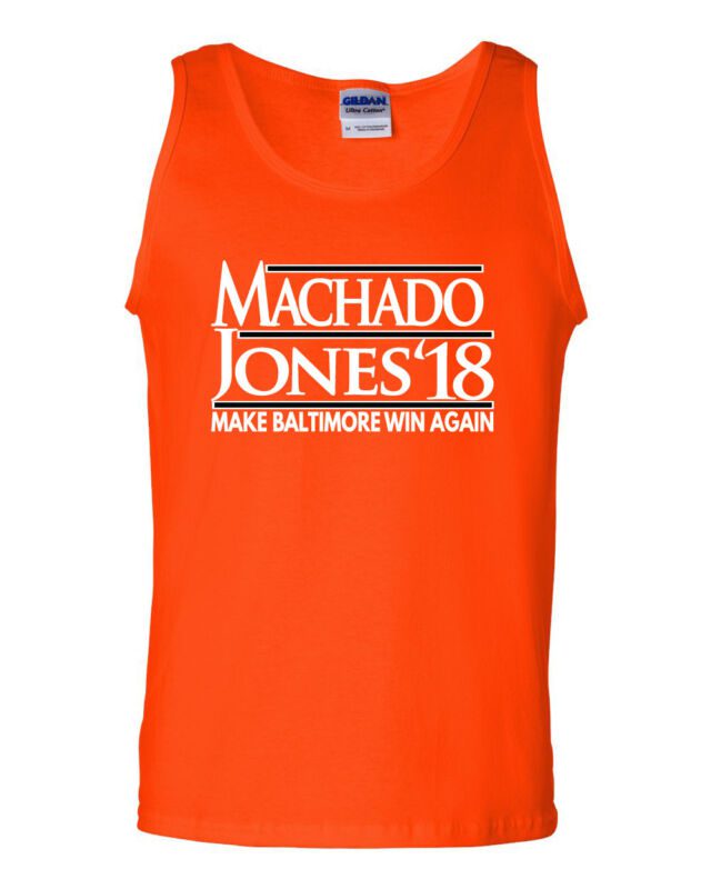 Manny-Machado-Adam-Jones-Baltimore-Orioles-18-Unisex-Tank-Top Manny Machado Adam Jones Baltimore Orioles "18" Unisex Tank Top