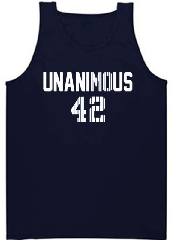 Mariano-Rivera-New-York-Yankees-Hall-Of-Fame-Unanimous-Unisex-Tank-Top Mariano Rivera New York Yankees Hall Of Fame "Unanimous" Unisex Tank Top