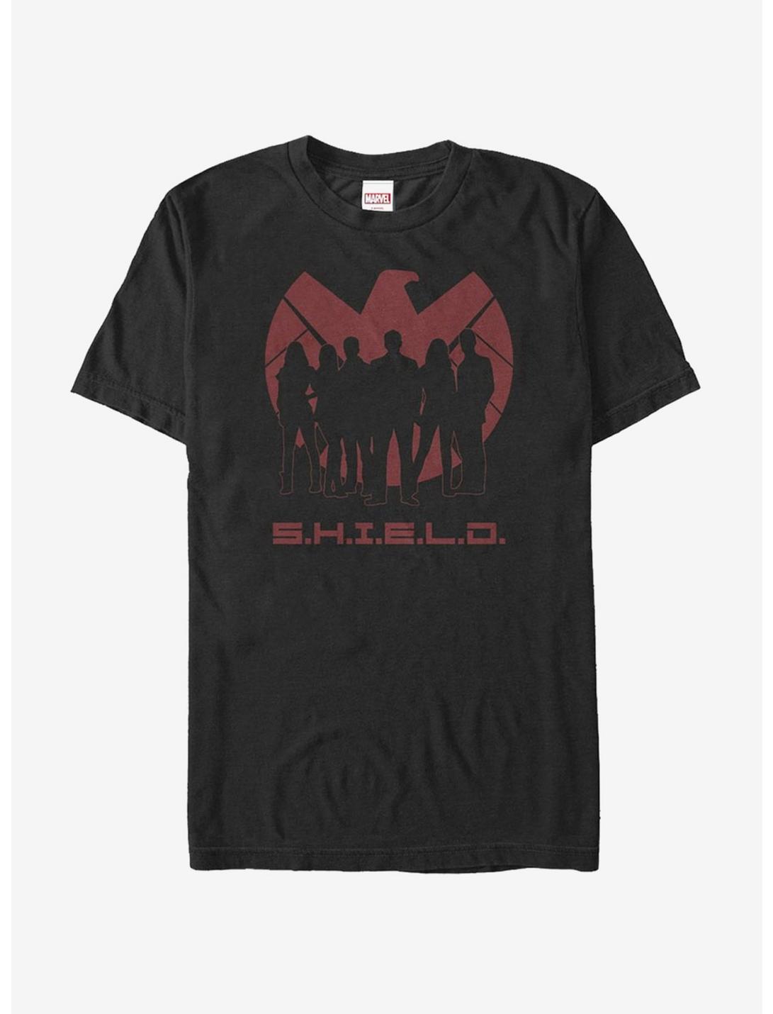 Marvel-Agents-of-SHIELD-Silhouette-Logo-Kid-Tee-Unisex-T-Shirt-HTS2638 Marvel Agents of SHIELD Silhouette Logo Kid Tee - Unisex T-Shirt HTS2638