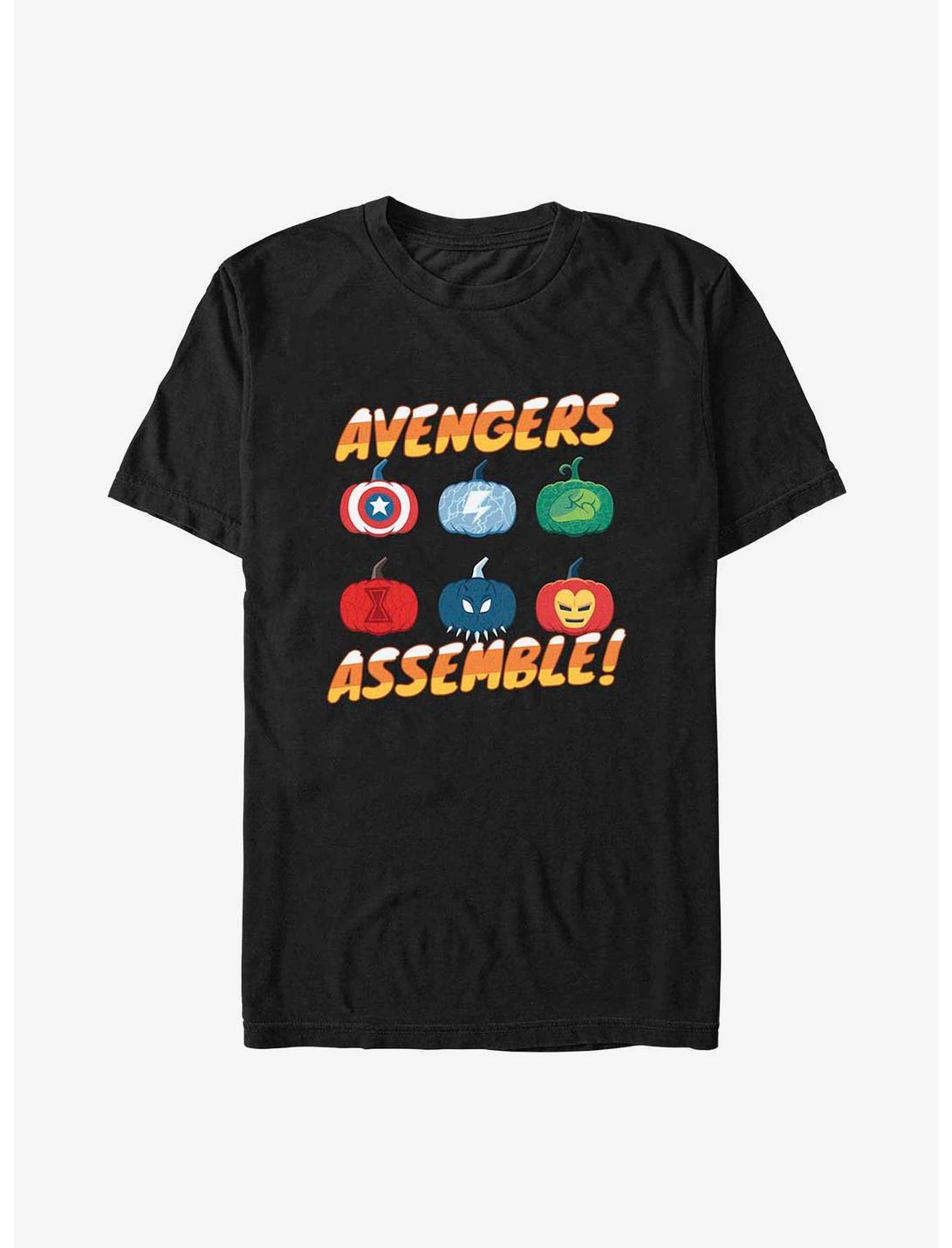 Marvel-Avengers-Pumpkins-Assemble-Kid-Tee-Unisex-T-Shirt-HTS2656 Marvel Avengers Pumpkins Assemble Kid Tee - Unisex T-Shirt HTS2656
