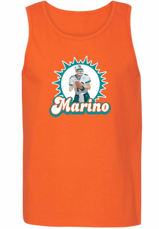 Miami-Dolphins-Dan-Marino-Logo-Unisex-Tank-Top Miami Dolphins Dan Marino Logo Unisex Tank Top