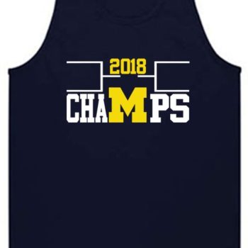 Michigan Wolverines March Madness 2018 Champs Unisex Tank Top