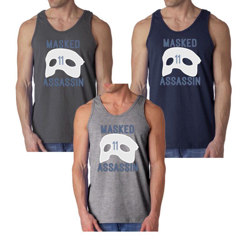 Mike-Conley-Memphis-Grizzlies-Masked-Assassin-Unisex-Tank-Top Mike Conley Memphis Grizzlies "Masked Assassin" Unisex Tank Top