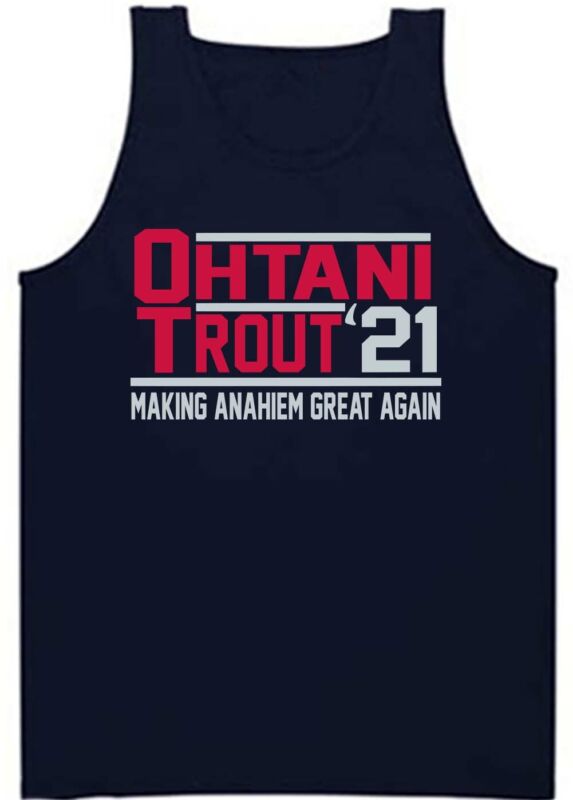 Mike-Trout-Shohei-Ohtani-Los-Angeles-Angels-2021-Unisex-Tank-Top Mike Trout Shohei Ohtani Los Angeles Angels 2021 Unisex Tank Top