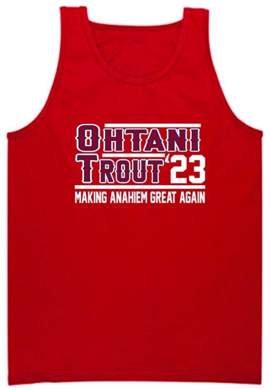 Mike-Trout-Shohei-Ohtani-Los-Angeles-Angels-2023-Unisex-Tank-Top Mike Trout Shohei Ohtani Los Angeles Angels 2023 Unisex Tank Top