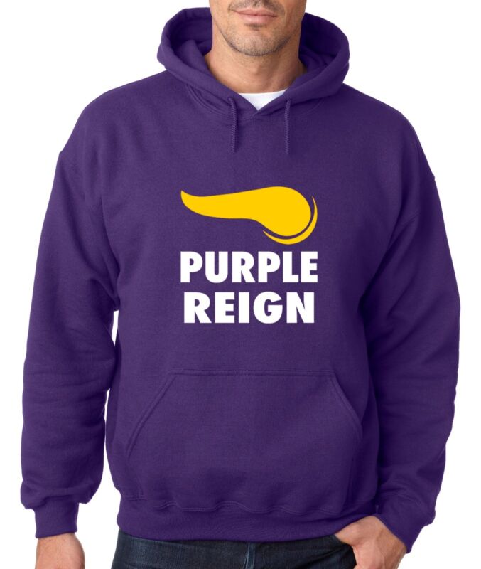 Minnesota-Vikings-Purple-Reign-Hooded-Sweatshirt-Hoodie Minnesota Vikings "Purple Reign" Hooded Sweatshirt Hoodie