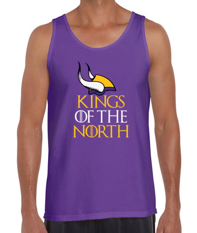Minnesota-Vikings-Super-Bowl-Kings-Of-The-North-Unisex-Tank-Top Minnesota Vikings Super Bowl "Kings Of The North" Unisex Tank Top