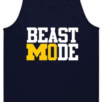 Mo Wagner Michigan Wolverines March Madness Final Four "Beast Mode" Unisex Tank Top