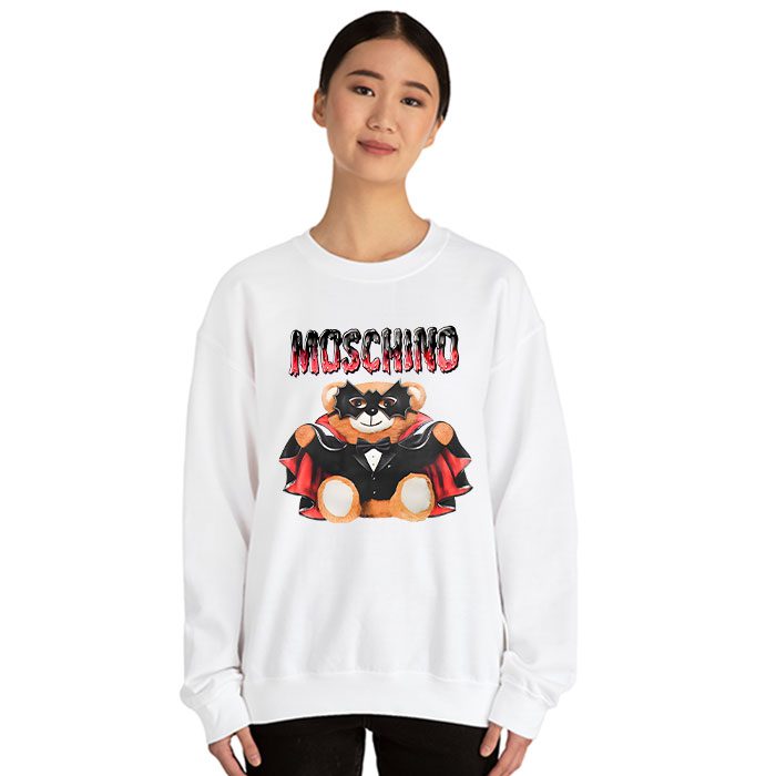 Moschino-Bat-Teddy-Bear-Crewneck-Sweatshirt-CSTB0924-1