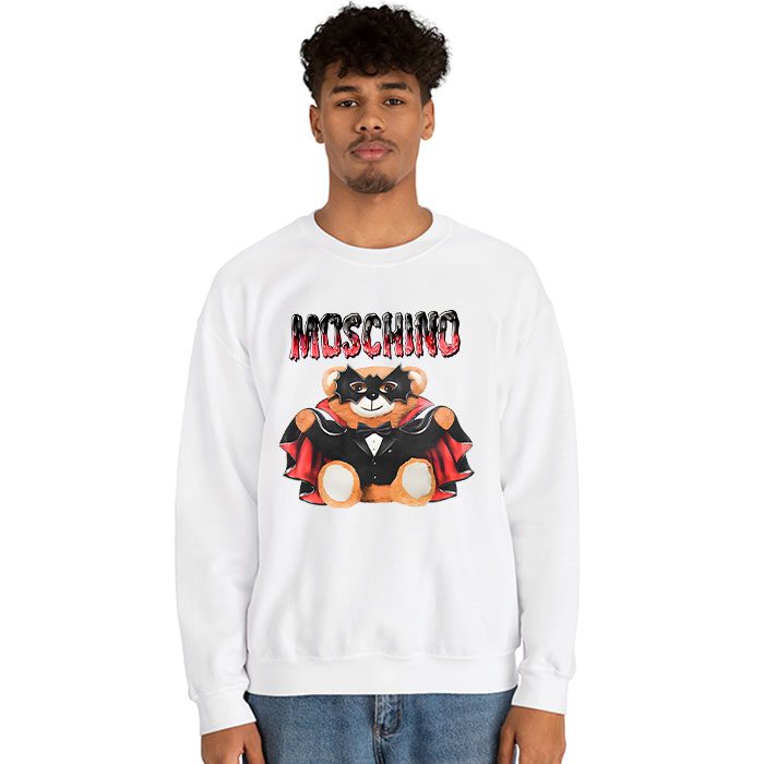 Moschino-Bat-Teddy-Bear-Crewneck-Sweatshirt-CSTB0924-2