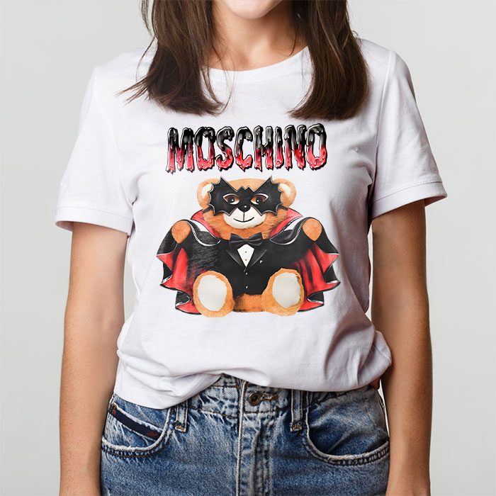 Moschino-Bat-Teddy-Bear-Kid-Tee-Unisex-T-Shirt-TTB1931-1
