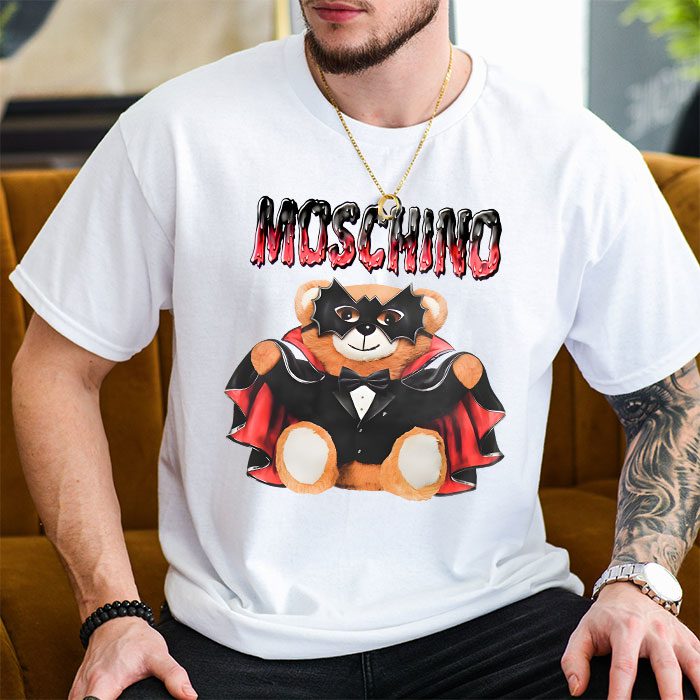 Moschino-Bat-Teddy-Bear-Kid-Tee-Unisex-T-Shirt-TTB1931-2