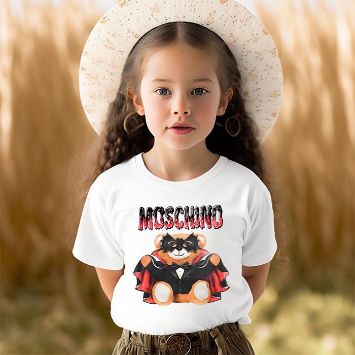 Moschino-Bat-Teddy-Bear-Kid-Tee-Unisex-T-Shirt-TTB1931-3