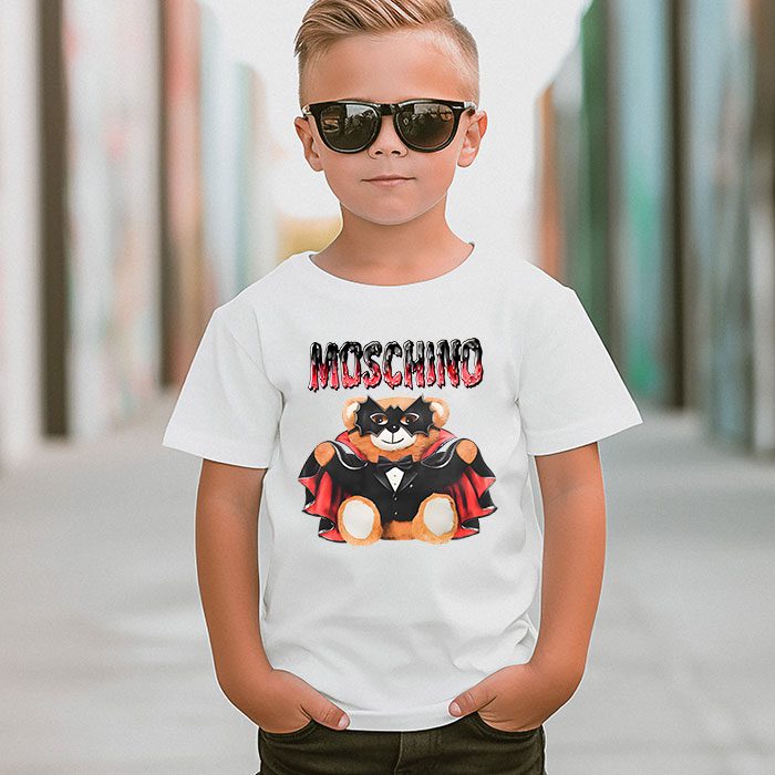 Moschino-Bat-Teddy-Bear-Kid-Tee-Unisex-T-Shirt-TTB1931-4